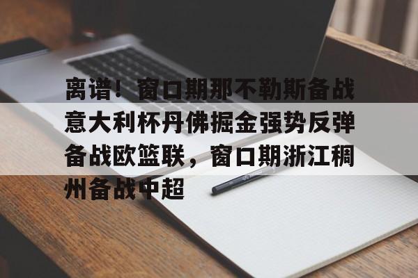 乐动网址-包含离谱！窗口期那不勒斯备战意大利杯丹佛掘金强势反弹备战欧篮联，窗口期浙江稠州备战中超的词条